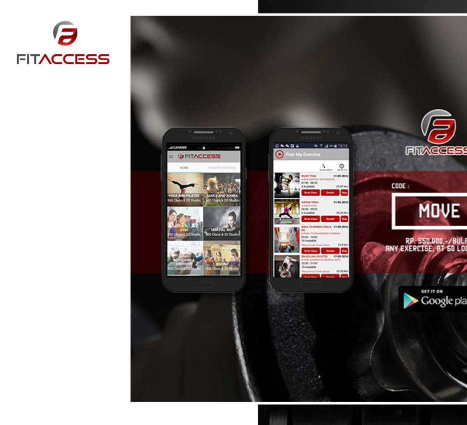FitAccess screen 1