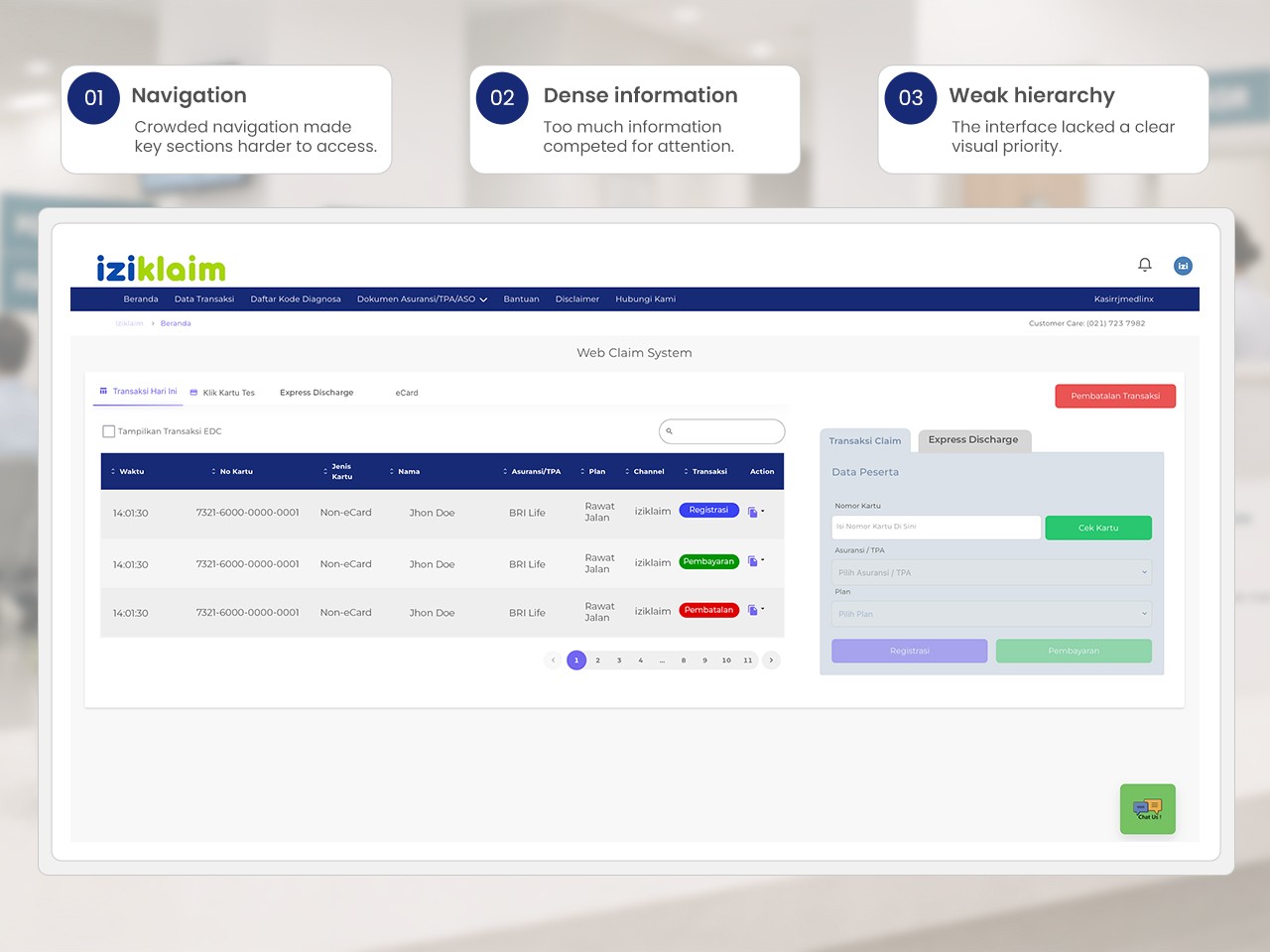 iziklaim screen 1